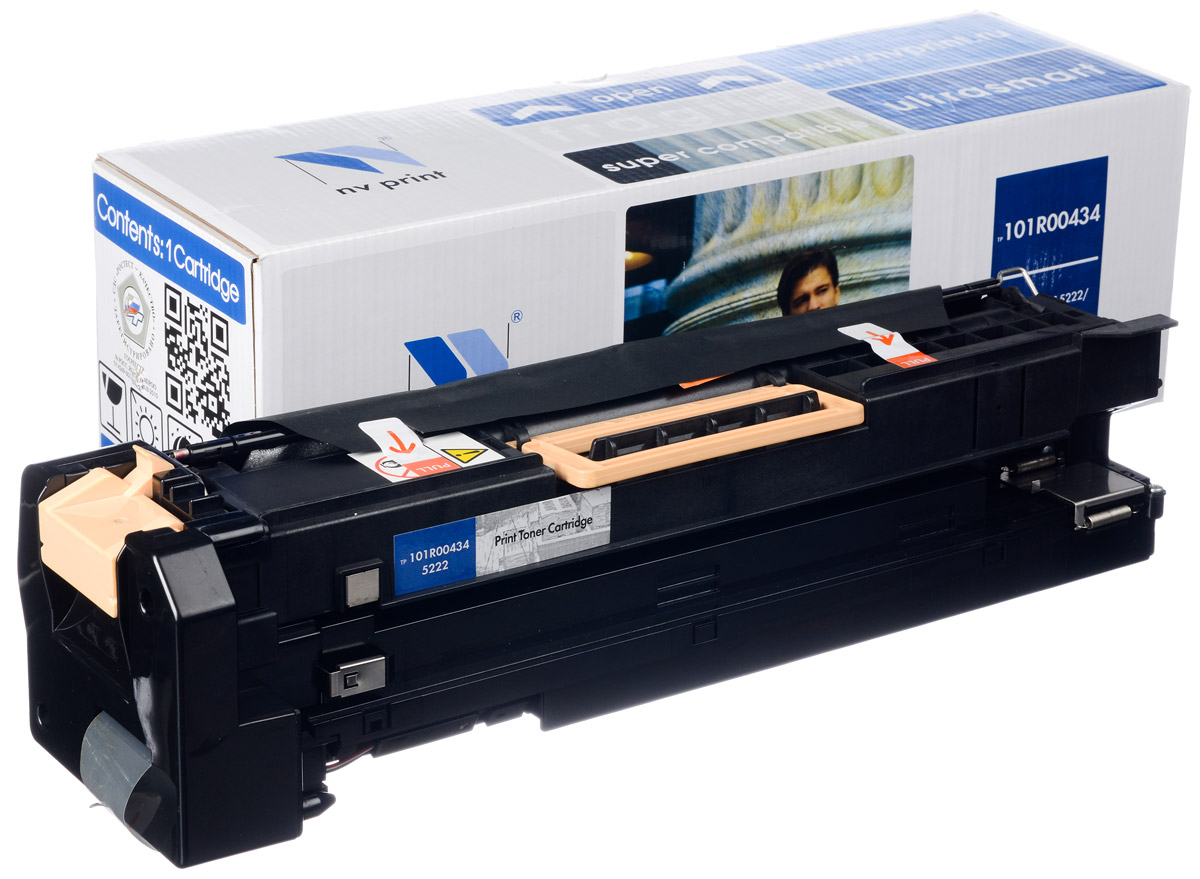 NV Print 101R00434, Black тонер-картридж для Xerox WC 5222/5225/5230NV-101R00434 NV Print 101R00434, Black тонер-картридж для Xerox WC 5222/5225/5230NV-101R00434Совместимый лазерный картридж NV Print 101R00434 для печатающих устройств Xerox - это альтернатива приобретению оригинальных расходных материалов. При этом качество печати остается высоким. Картридж обеспечивает повышенную чёткость чёрного текста и плавность переходов оттенков серого цвета и полутонов, позволяет отображать мельчайшие детали изображения. Лазерные принтеры, копировальные аппараты и МФУ являются более выгодными в печати, чем струйные устройства, так как лазерных картриджей хватает на значительно большее количество отпечатков, чем обычных. Для печати в данном случае используются не чернила, а тонер.