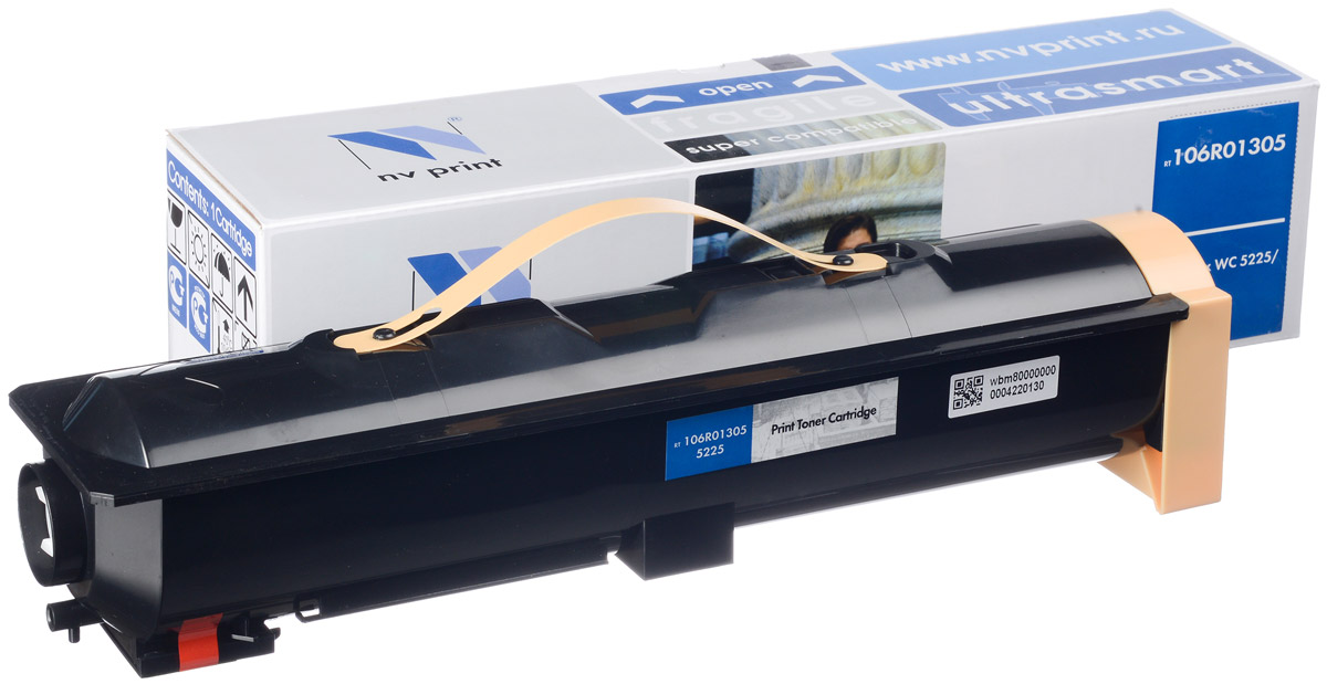 NV Print 106R01305, Black тонер-картридж для Xerox WCP 5225/5230NV-106R01305 NV Print 106R01305, Black тонер-картридж для Xerox WCP 5225/5230NV-106R01305Совместимый лазерный картридж NV Print 106R01305 для печатающих устройств Xerox - это альтернатива приобретению оригинальных расходных материалов. При этом качество печати остается высоким. Картридж обеспечивает повышенную чёткость чёрного текста и плавность переходов оттенков серого цвета и полутонов, позволяет отображать мельчайшие детали изображения. Лазерные принтеры, копировальные аппараты и МФУ являются более выгодными в печати, чем струйные устройства, так как лазерных картриджей хватает на значительно большее количество отпечатков, чем обычных. Для печати в данном случае используются не чернила, а тонер.