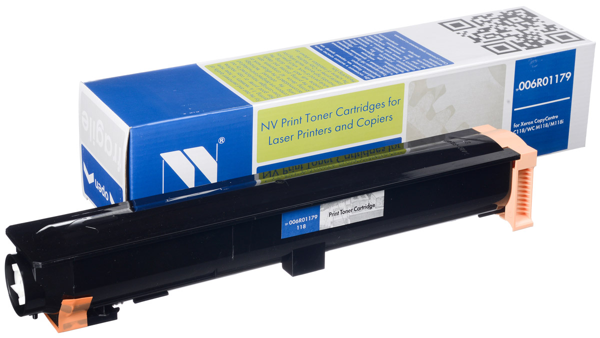 NV Print 006R01179, Black тонер-картридж для Xerox WC C118/M118/M118iNV-006R01179 NV Print 006R01179, Black тонер-картридж для Xerox WC C118/M118/M118iNV-006R01179Совместимый лазерный картридж NV Print 006R01179 для печатающих устройств Xerox WC - это альтернатива приобретению оригинальных расходных материалов. При этом качество печати остается высоким. Картридж обеспечивает повышенную чёткость чёрного текста и плавность переходов оттенков серого цвета и полутонов, позволяет отображать мельчайшие детали изображения. Лазерные принтеры, копировальные аппараты и МФУ являются более выгодными в печати, чем струйные устройства, так как лазерных картриджей хватает на значительно большее количество отпечатков, чем обычных. Для печати в данном случае используются не чернила, а тонер.