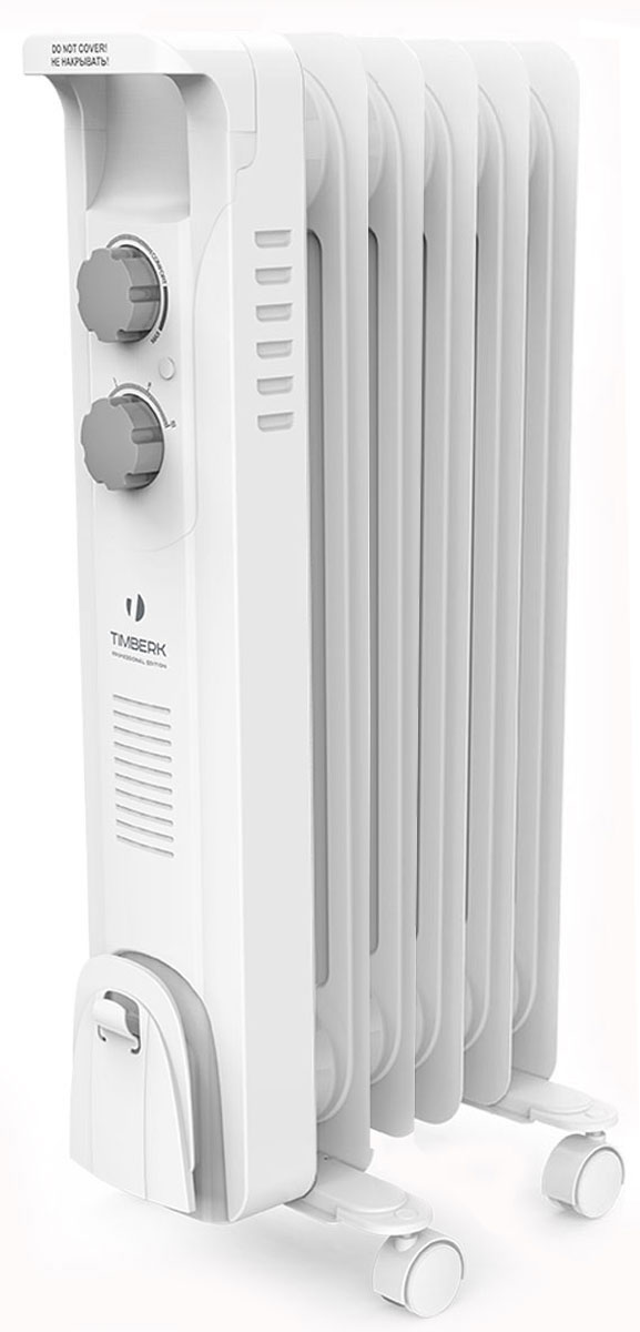 Timberk TOR 21.1206 BC радиатор масляныйCB 090 Timberk TOR 21.1206 BC радиатор масляныйCB 090Масляный радиатор Timberk TOR 21.1206 BC имеет классический тип секций и элегантный дизайн. Колесики предназначены для удобного перемещения обогревателя. Радиатор оборудован устройством для намотки сетевого шнура и имеет три ступени мощности нагрева, а также встроенный регулируемый термостат. Timberk TOR 21.1206 BC снабжен механизмом защиты от перегрева и замерзания и технологией STEEL SAFETY, которая исключает проблему утечки масла и гарантирует высочайшую надежность устройства. Особый цвет секций радиатора - молочно-белый - создает новую тенденцию в дизайне простых обогревательных приборов.