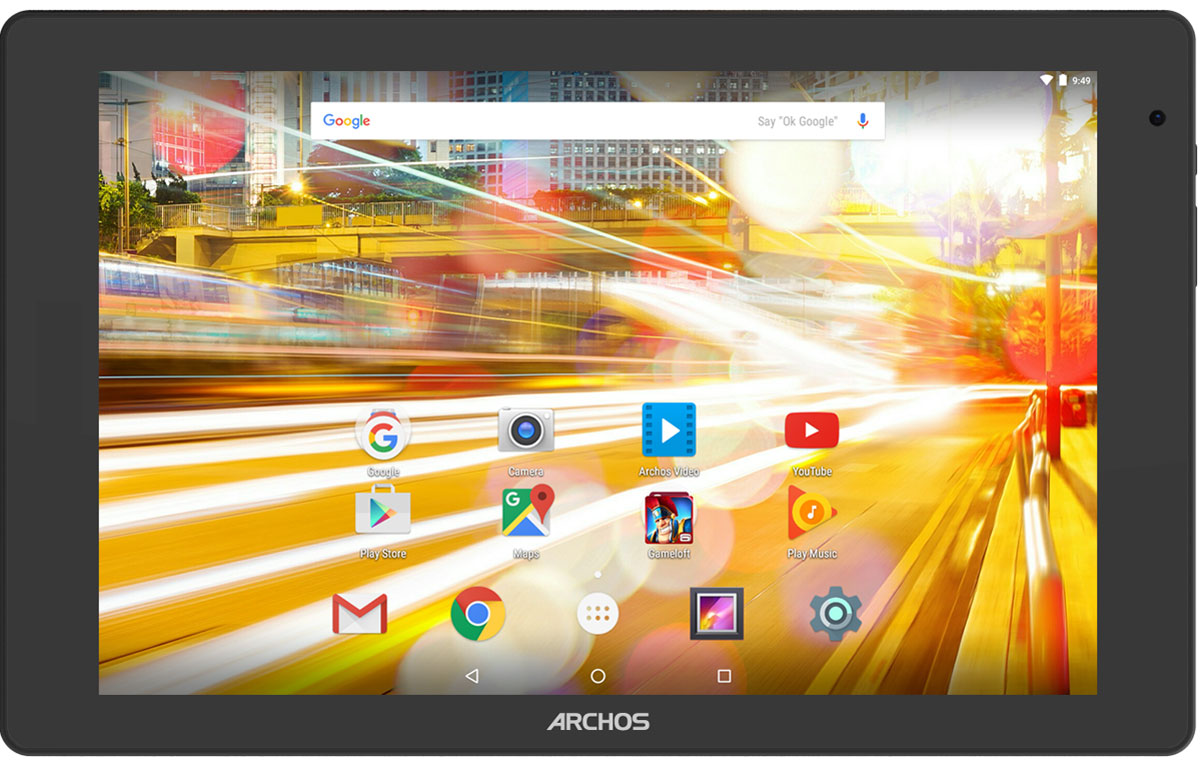 Archos 101B Oxygen101B OXYGEN Archos 101B Oxygen101B OXYGENArchos 101B Oxygen - идеальный мультимедиа-планшет. Благодаря 10,1-дюймовому экрану с разрешением Full HD, вы получите настоящее удовольствие от просмотра фильмов и сериалов. Видео становится действительно живым! Мощный 4-ядерный процессор в Archos 101B Oxygen позволит работать с любыми приложениями максимально комфортно, не жертвуя производительностью или временем работы батареи. Работающий на платформе Android 6.0 Marshmallow Archos 101B Oxygen получил обновленный интерфейс пользователя, ставший еще более удобным и интуитивным. Marshmallow также предоставляет новые функции, такие как Google Now on Tap и многие другие. Этот планшет отражает в дизайне новейшие тренды в мире электроники. Он оптимально подходит для ежедневного использования и отличается элегантным внешним видом, что подчеркивает алюминиевый корпус. Куда бы вы ни отправились, обе камеры Archos 101B Oxygen помогут запечатлеть памятные моменты и быть ...