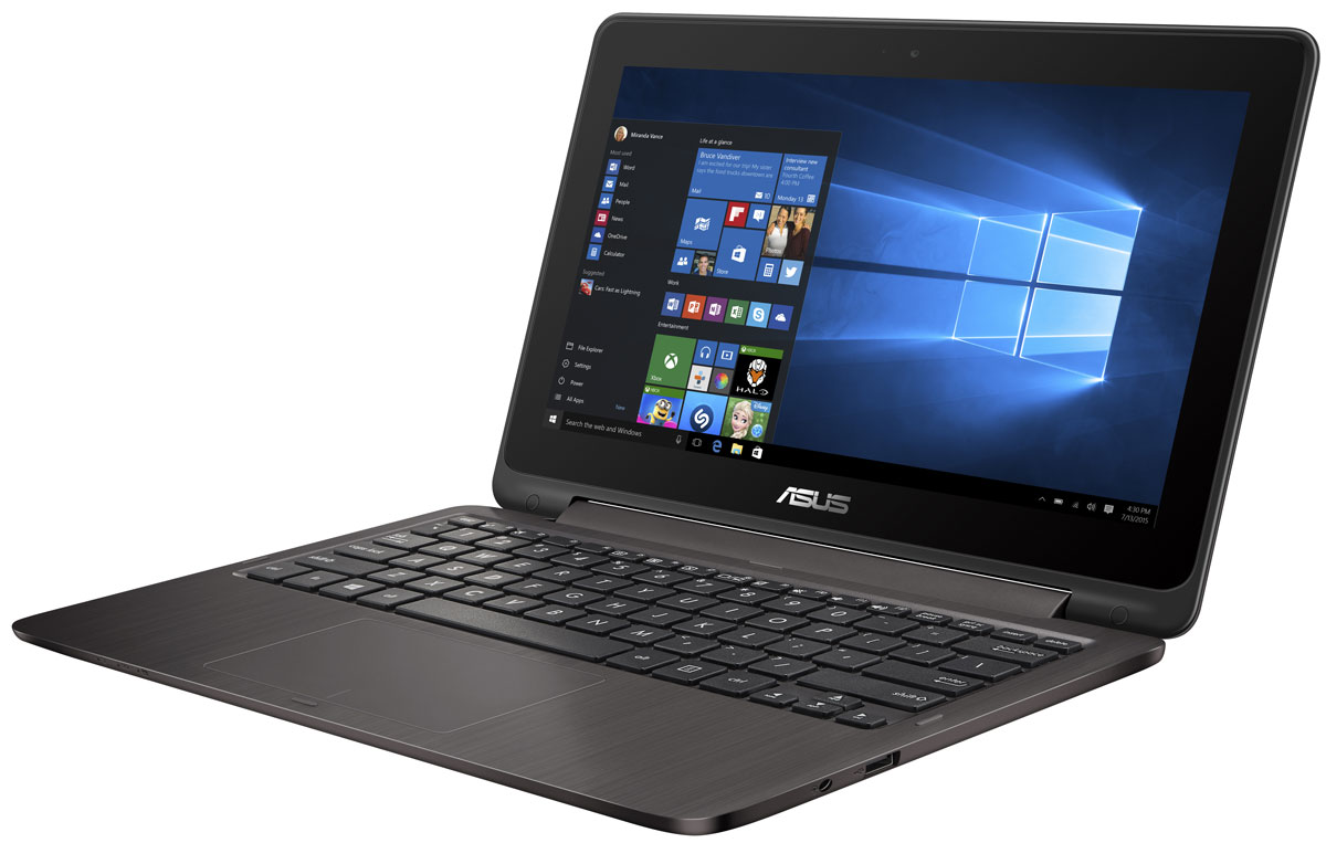ASUS VivoBook Flip TP201SA (TP201SA-FV0009T)TP201SA-FV0009T ASUS VivoBook Flip TP201SA (TP201SA-FV0009T)TP201SA-FV0009TAsus VivoBook Flip TP201SA - и для работы, и для развлечений! 11,6-дюймовый ноутбук VivoBook Flip TP201SA обладает тонким корпусом (толщина 22 мм) с откидывающимся на 360 градусов экраном и весит всего 1,39 кг. Он идеально подходит и для работы, и для развлечений, а также станет вашим надежным помощником в дороге. Ноутбук обладает металлической отделкой, которая не только привлекательно выглядит, но и отличается повышенной долговечностью. Asus VivoBook Flip TP201SA оборудован дисплеем с инновационным механизмом крепления, который позволяет раскрывать ноутбук на 360 градусов и надежно удерживает дисплей точно в заданном положении. Настройте TP201SA согласно своим предпочтениям: для повседневной работы предназначен режим ноутбука, в режиме просмотра удобно демонстрировать мобильные презентации, для просмотра фильмов идеально подходит режим стенда, а для развлечений устройство мгновенно трансформируется в планшет. Asus VivoBook Flip TP201SA...