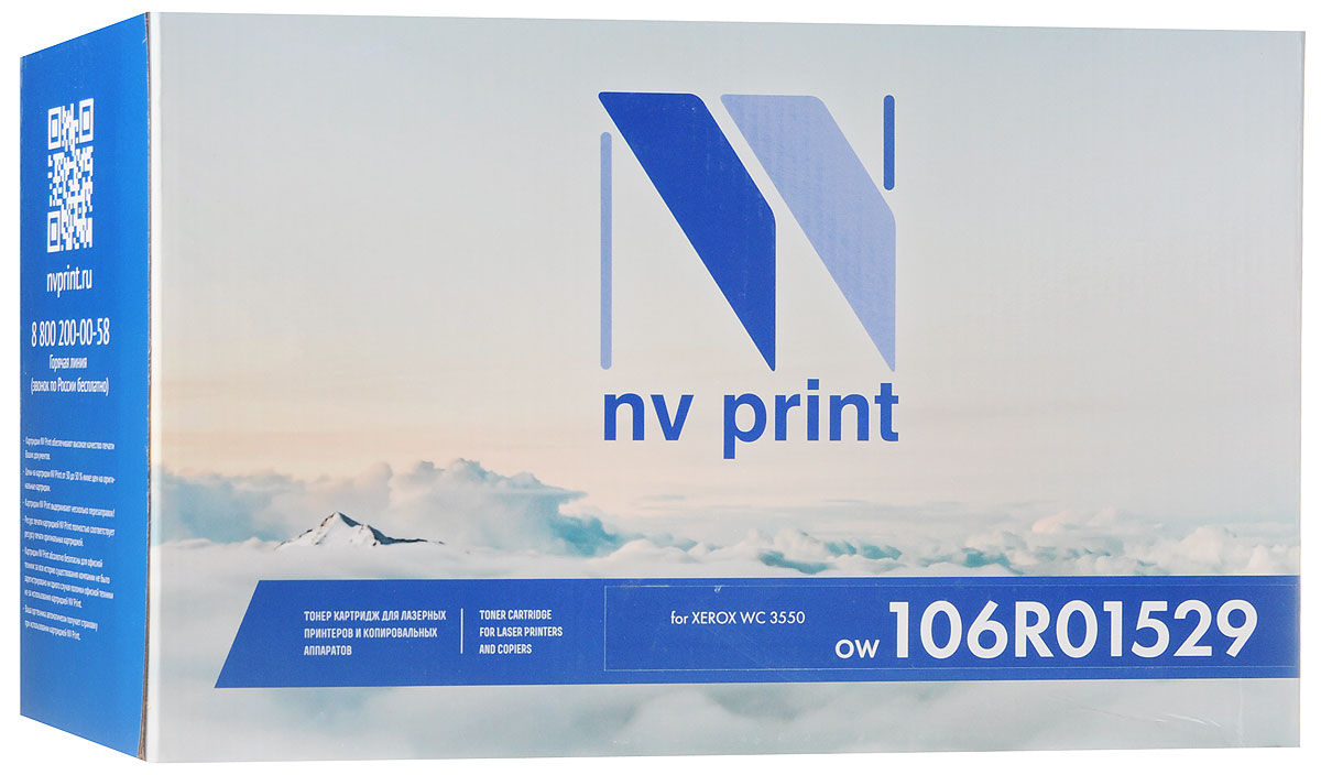 NV Print 106R01529, Black тонер-картридж для Xerox WC 3550NV-106R01529 NV Print 106R01529, Black тонер-картридж для Xerox WC 3550NV-106R01529Совместимый лазерный картридж NV Print 106R01529 для печатающих устройств Xerox - это альтернатива приобретению оригинальных расходных материалов. При этом качество печати остается высоким. Картридж обеспечивает повышенную чёткость чёрного текста и плавность переходов оттенков серого цвета и полутонов, позволяет отображать мельчайшие детали изображения. Лазерные принтеры, копировальные аппараты и МФУ являются более выгодными в печати, чем струйные устройства, так как лазерных картриджей хватает на значительно большее количество отпечатков, чем обычных. Для печати в данном случае используются не чернила, а тонер.