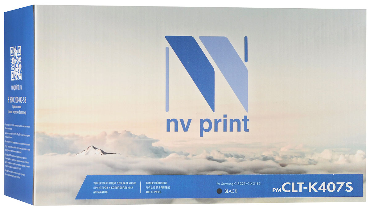 NV Print CLTK407SB, Black тонер-картридж для Samsung CLP-320/320N/325/325W/CLX-3185/3185N/3185FNNV-CLTK407SB NV Print CLTK407SB, Black тонер-картридж для Samsung CLP-320/320N/325/325W/CLX-3185/3185N/3185FNNV-CLTK407SBСовместимый лазерный картридж NV Print NV-CLTK407SB для печатающих устройств Samsung - это альтернатива приобретению оригинальных расходных материалов. При этом качество печати остается высоким. Картридж обеспечивает повышенную чёткость чёрного текста и плавность переходов оттенков серого цвета и полутонов, позволяет отображать мельчайшие детали изображения. Лазерные принтеры, копировальные аппараты и МФУ являются более выгодными в печати, чем струйные устройства, так как лазерных картриджей хватает на значительно большее количество отпечатков, чем обычных. Для печати в данном случае используются не чернила, а тонер.