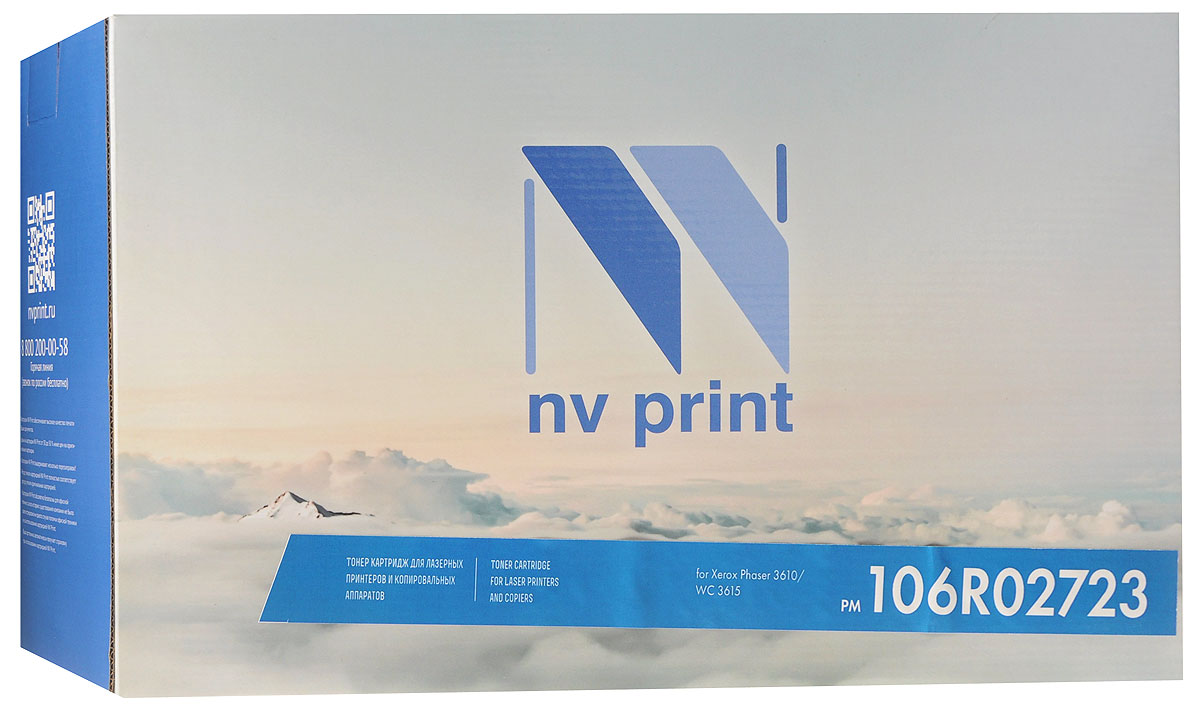 NV Print 106R02723, Black тонер-картридж для Xerox Phaser 3610, WorkCentre 3615NV-106R02723 NV Print 106R02723, Black тонер-картридж для Xerox Phaser 3610, WorkCentre 3615NV-106R02723Совместимый лазерный картридж NV Print 106R02723 для печатающих устройств Xerox - это альтернатива приобретению оригинальных расходных материалов. При этом качество печати остается высоким. Картридж обеспечивает повышенную чёткость чёрного текста и плавность переходов оттенков серого цвета и полутонов, позволяет отображать мельчайшие детали изображения. Лазерные принтеры, копировальные аппараты и МФУ являются более выгодными в печати, чем струйные устройства, так как лазерных картриджей хватает на значительно большее количество отпечатков, чем обычных. Для печати в данном случае используются не чернила, а тонер.