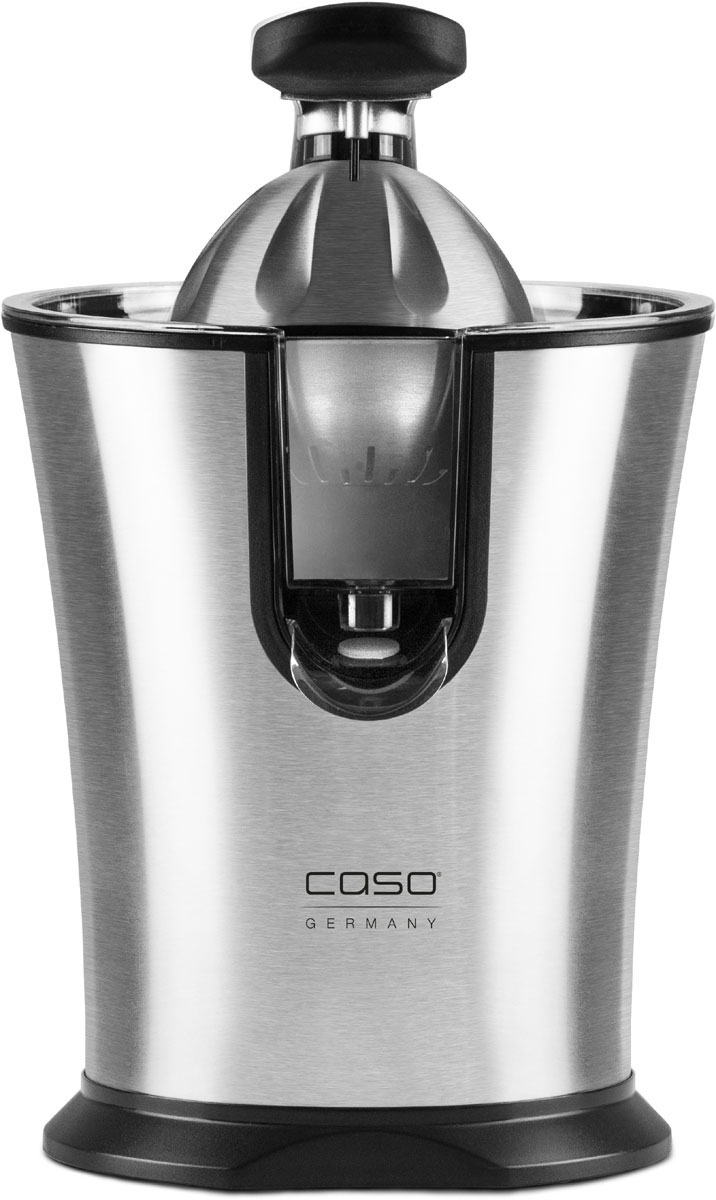 CASO CP 300, Silver соковыжималка для цитрусовыхCP 300 CASO CP 300, Silver соковыжималка для цитрусовыхCP 300Соковыжималка для цитрусовых CASO CP 300 с корпусом из нержавеющей стали идеально подходит для приготовления сока из плодов среднего и большого размера. Устройство оборудовано мощным, долговечным, профессиональным мотором мощностью 160 Вт и ситом для мякоти из нержавеющей стали. Автоматическое включение для выдавливания сока обеспечивается простым нажатием на конус. Прибор легок в разборке и чистке, съемные части пригодны для мойки в посудомоечной машине. Ручка с покрытием софт-тач Автоматический старт Функция Капля-стоп Тихий двигатель