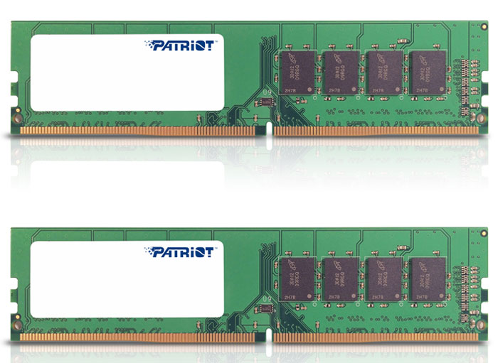 Patriot DDR4 DIMM 2x8GB 2133МГц комплект модулей оперативной памяти (PSD416G2133KH)PSD416G2133KH Patriot DDR4 DIMM 2x8GB 2133МГц комплект модулей оперативной памяти (PSD416G2133KH)PSD416G2133KHКомплект небуферезированной памяти Patriot DDR4 PSD416G2133KH предоставляет качество работы, надежность и производительность - основные требования для современных компьютеров. Эти модули, суммарной емкостью 16 ГБ, спроектированы для работы на частоте 2133 МГц PC4-17000 и таймингах CAS 15 для лучшего отклика системы при использовании необходимых приложений. Модули памяти Patriot изготовлены из материалов высочайшего качества и протестированы вручную. Patriot заверяет, что каждый модуль памяти соответствует и превышает стандарты отрасли: апгрейд безо всяких замешательств.