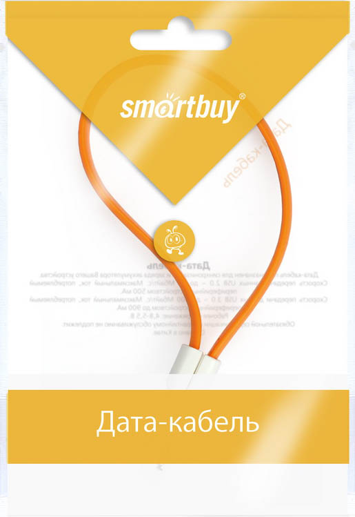 Smartbuy iK-502m, Orange дата-кабель USB-8-pin (0,2 м)iK-502m orange Smartbuy iK-502m, Orange дата-кабель USB-8-pin (0,2 м)iK-502m orangeКабель Smartbuy iK-502m, для подключения устройств Apple к USB-порту компьютера или зарядки. Позволяет производить быструю зарядку электронного устройства и обеспечивает надежную синхронизацию с PC или Mac.