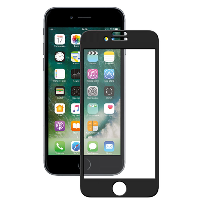 Deppa 3D защитное стекло для Apple iPhone 7, Black62035 Deppa 3D защитное стекло для Apple iPhone 7, Black62035Прочное защитное стекло из японского закаленного стекла Asahi Deppa 3D защитит экран вашего устройства от царапин. Обеспечивает более высокий уровень защиты по сравнению с обычной пленкой. При этом яркость и чувствительность дисплея не будут ограничены. Препятствует появлению воздушных пузырей и надежно крепится на экране устройства.