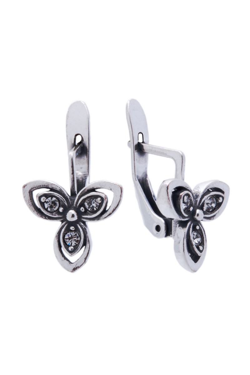 Серьги Jenavi Paris. Гревен, цвет: серебро, белый. r9233100r9233100 Серьги Jenavi Paris. Гревен, цвет: серебро, белый. r9233100r9233100Оригинальные серьги Jenavi из коллекции Paris. Гревен изготовлены из гипоаллергенного ювелирного сплава, покрыты черненым серебром. Изделие застегивается на английский замок, который надежно зафиксирует серьги. Стильные серьги декорированы вставками из кристаллов Swarovski.