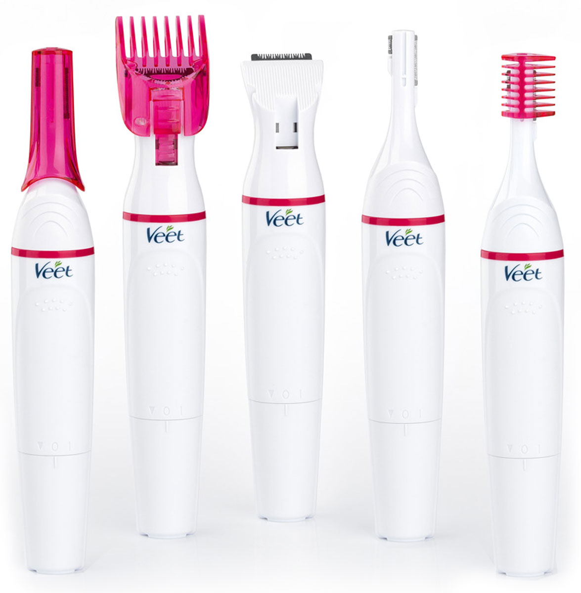 Veet Sensitive Precision триммер для чувствительных участков тела3029245 Veet Sensitive Precision триммер для чувствительных участков тела3029245С новым триммером Veet Sensitive Precision вы всегда будете выглядеть идеально, не прилагая особых усилий. Триммер быстро и бережно удаляет нежелательные волоски на чувствительной коже лица и в области бикини. Быстро и деликатно: с легкостью и с первого раза удаляет нежелательные волоски без порезов Идеальная точность: небольшой размер насадок идеален для придания нужной формы и точного удаления волос. Идеален для срочной коррекции. Можно промывать в воде! Электрический триммер имеет различные насадки: Для лица: Двусторонняя насадка для точечного удаления волос: Лезвия 16 и 6 мм идеальны для коррекции формы бровей Насадка-гребень с двумя установками длины (2 и 4 мм) подходит для подравнивания бровей на нужную длину Защитная крышечка для двусторонней насадки для удаления волос на лице Для линии бикини: Насадка для безопасного и точного удаления волос 20 мм Насадка-гребень для подравнивания волос до одинаковой...