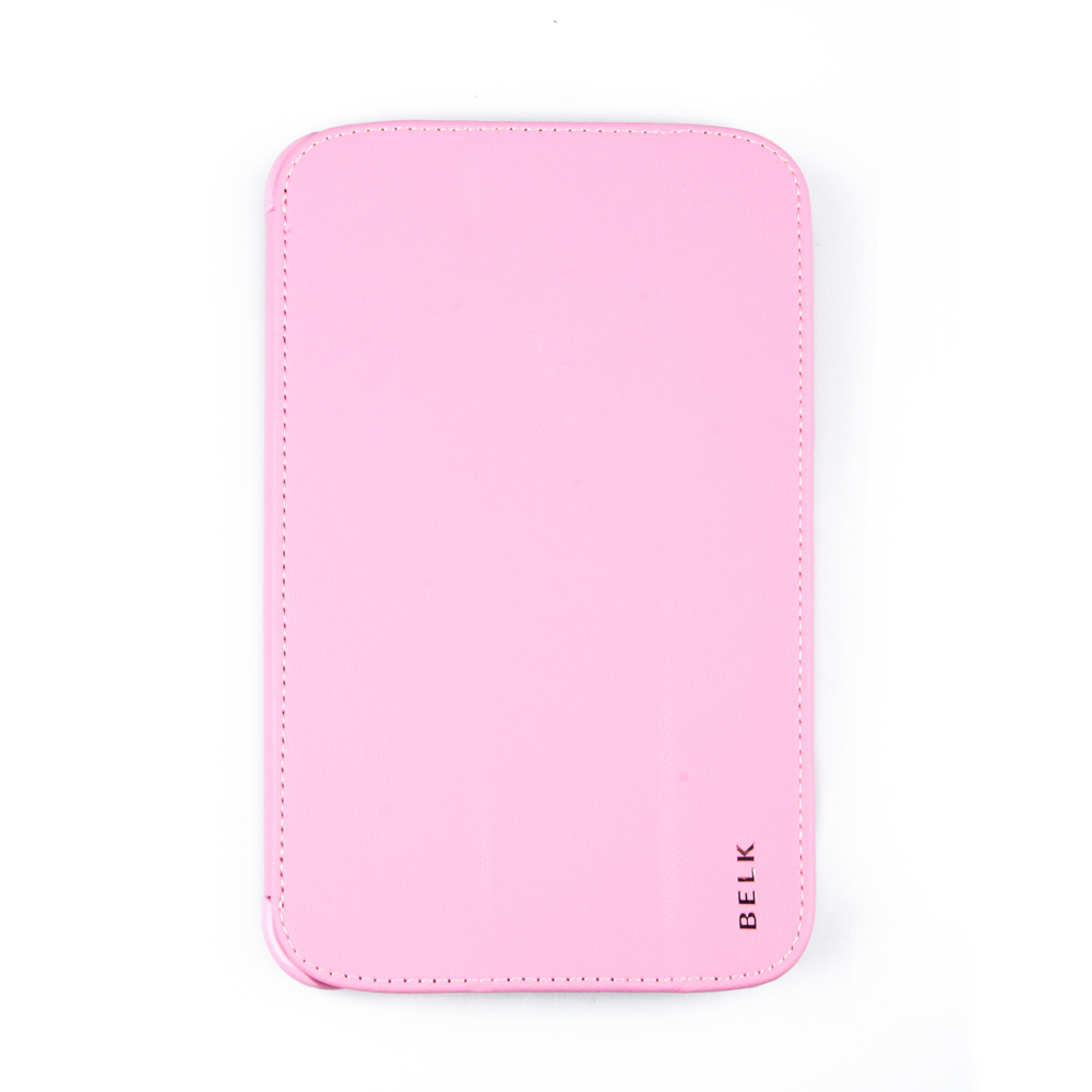 Belk чехол для Samsung Galaxy Tab 3 7.0, PinkR0000330 Belk чехол для Samsung Galaxy Tab 3 7.0, PinkR0000330Чехол Belk для Samsung Galaxy Tab 3 7.0 надежно защищает ваш планшет от внешних воздействий, грязи, пыли, брызг. Он также поможет при ударах и падениях, не позволив образоваться на корпусе царапинам и потертостям. Чехол обеспечивает свободный доступ ко всем разъемам и кнопкам устройства.