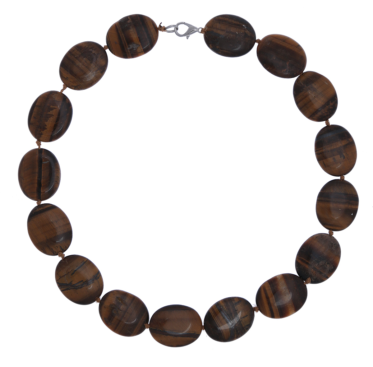 Бусы Таира. Натуральный тигровый глаз. ИндияT-B-11719-NECK-GOLD Бусы Таира. Натуральный тигровый глаз. ИндияT-B-11719-NECK-GOLDБусы Таира. Натуральный тигровый глаз. Индия. Размер - полная длина 46 см.