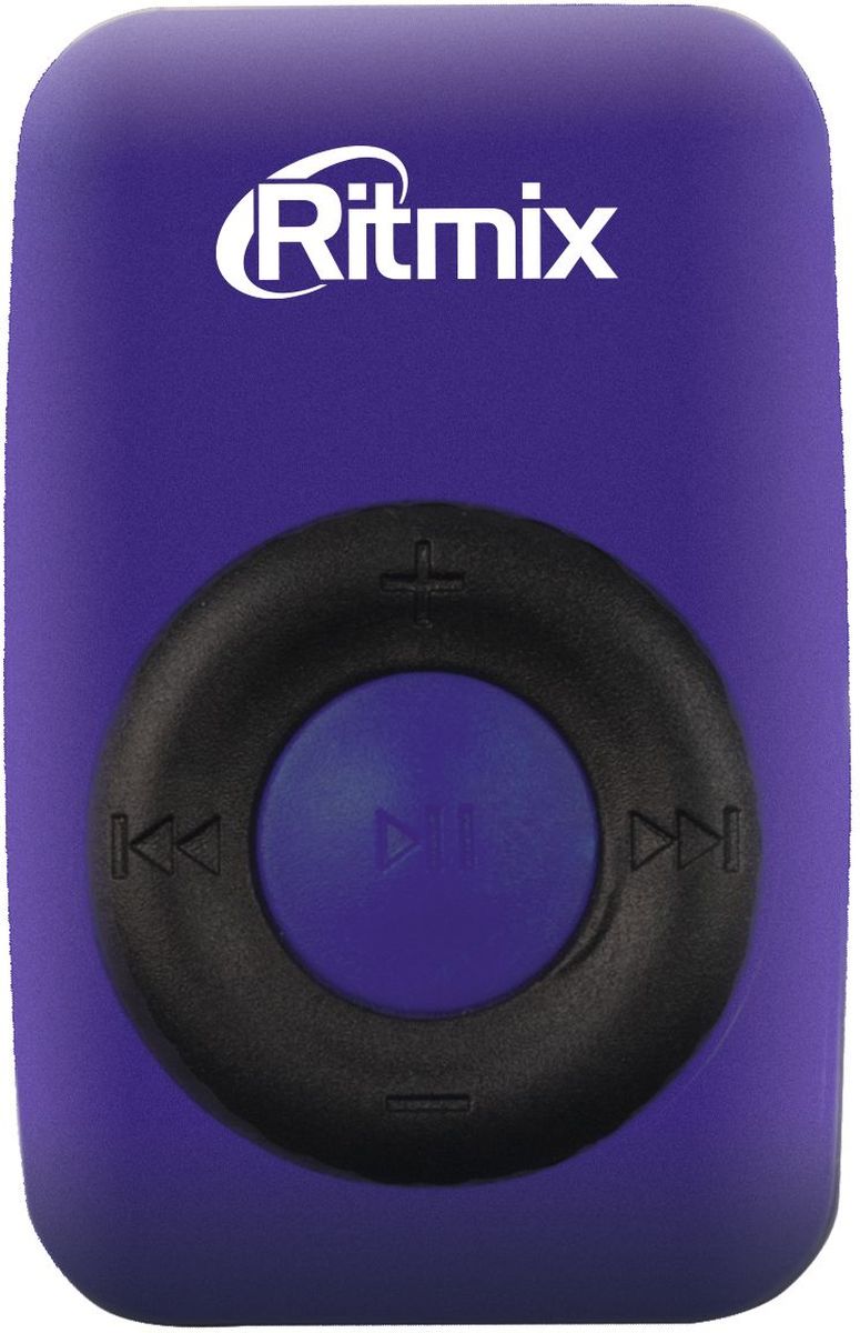Ritmix RF-1010, Blue MP3-плеер15118521 Ritmix RF-1010, Blue MP3-плеер15118521Теперь музыка доступна каждому! Ritmix RF-1010 - это супербюджетный плеер в компактном корпусе с интуитивно понятным управлением. Устройство оснащено клипсой для крепления к одежде, что делает его использование удобным как в повседневной жизни, так и при занятиях спортом. Плеер не имеет внутренней памяти, однако поддерживает карты памяти MicroSD до 16 ГБ (приобретаются отдельно). Ritmix RF-1010 представлен в нескольких цветовых решениях, что позволит выбрать плеер на любой вкус.
