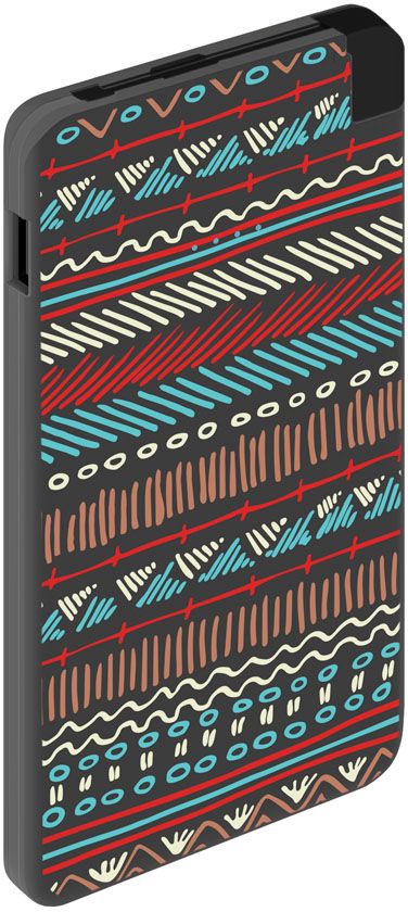 Deppa NRG Art Black Паттерн внешний аккумулятор (5000 мАч)301011 Deppa NRG Art Black Паттерн внешний аккумулятор (5000 мАч)301011Внешний аккумулятор Deppa NRG Art Black теперь не только полезный технологичный девайс, но и яркий элемент вашего стиля. Мы отобрали популярные дизайны кейсов Art и нанесли их на тонкий корпус эргономичного внешнего аккумулятора. Дизайн NRG Art идеально сочетается с дизайном кейсов Art. Создавайте свой индивидуальный образ с помощью аксессуаров серии Art! В комплект аккумулятора входит коннектор Apple 8-pin, находящийся в специальном слоте для хранения. Встроенный micro USB кабель и коннектор позволяют заряжать любые устройства без дополнительных проводов.