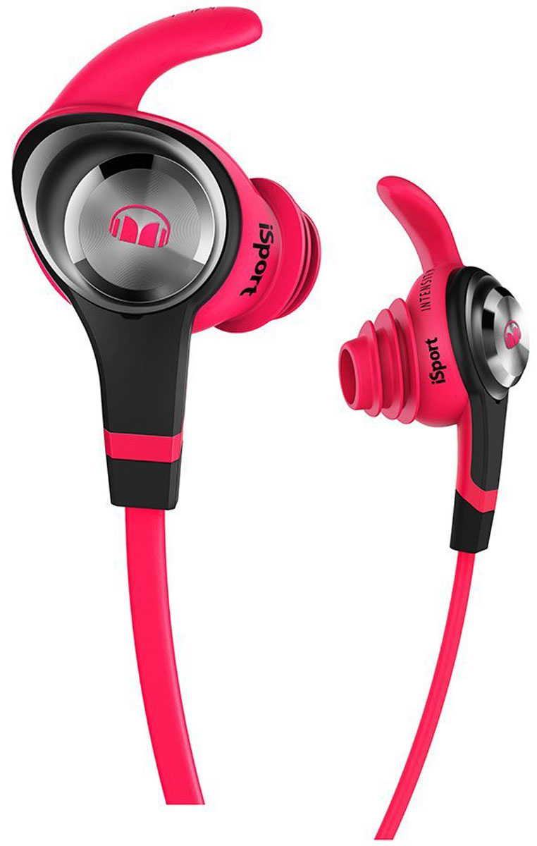 Monster iSport Intensity, Pink наушники137018-00 Monster iSport Intensity, Pink наушники137018-00Monster iSport Intensity обеспечивает бескомпромиссную чистоту звука с умеренной звукоизоляцией. Вы в курсе происходящего вокруг вас, но мир музыки преобладает. А благодаря потрясающе удобной посадке в ухе iSport остаются на месте во время самых суровых тренировок. Увеличьте интенсивность Ваши наушники останутся на месте благодаря запатентованной технологии SportClip даже при увеличении интенсивности тренировки, а погружаясь в чистый звук с технологией Pure Monster Sound, вы одновременно останетесь вовлеченными в окружающую действительность. Адреналин чистого звука Monster iSport Intensity дают вам погрузиться в море адреналина чистого звука, но одновременно безопасны для активного отдыха, бега или велосипедного спорта. Влагостойкие. Моющиеся. С антибактериальным покрытием Насадки с антибактериальным покрытием легко моются водой с небольшим количеством мыла. Плоский кабель, устойчивый к спутыванию Вам больше не...