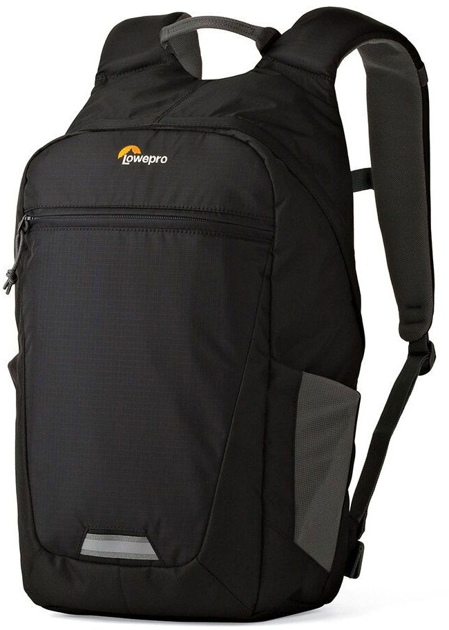 Lowepro Photo Hatchback BP 150 AW II, Black Grey рюкзак для фотоаппаратаLP36955-PRU Lowepro Photo Hatchback BP 150 AW II, Black Grey рюкзак для фотоаппаратаLP36955-PRUМногофункциональный спортивный рюкзак Photo Hatchback BP 150 AW II ориентирован на ежедневные поездки и кратковременные путешествия, вмещает фототехнику и личные вещи. Рюкзак имеет со стороны спинки доступ к фото отделению, которое выполнено в виде съемного кофра и может быть извлечено при необходимости. В этом случае рюкзак можно использовать как туристический под личные вещи. Передвижные перегородки в фотоотделении позволят организовать место под нужный комплект оборудования. Наличие кармана, выполненного с использованием системы CradleFit, обеспечит безопасность планшета, благодаря тому, что карман планшета размещен на некотором расстоянии от дна рюкзака и защищает от ударов. Имеются два внешних глубоких эластичных боковых кармана из сетчатого материала для бутылки с водой или аксессуаров первой необходимости. Рюкзак имеет обновленный дизайн спинки, металлические молнии и светоотражающую полосу для безопасности, к ней также можно закрепить ...
