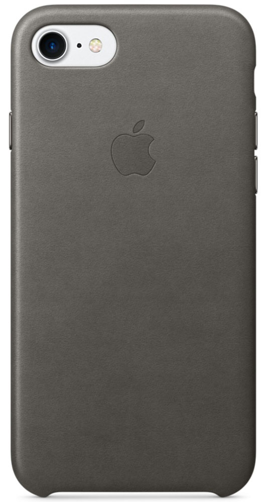 Apple Leather Case чехол для iPhone 7, Storm GrayMMY12ZM/A Apple Leather Case чехол для iPhone 7, Storm GrayMMY12ZM/AЧехлы, созданные Apple, точно повторяют контуры iPhone, не делая его громоздким. Apple Leather Case изготовлен из мягкой кожи европейского производства, которая со временем покрывается благородной патиной. Мягкая внутренняя поверхность, выполненная из микроволокна, защищает корпус вашего iPhone. А кнопки из обработанного алюминия идеально подходят по цвету к чехлу.