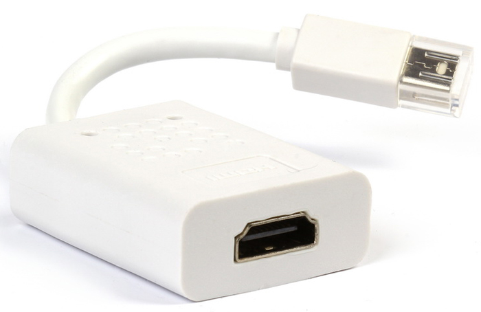 SmartBuy A132 mini Displayport-HDMI адаптерA132 SmartBuy A132 mini Displayport-HDMI адаптерA132Переходник SmartBuy A132 для подключения монитора или телевизора с интерфейсом HDMI к ноутбуку или видеокарте с выходом Mini DisplayPort.