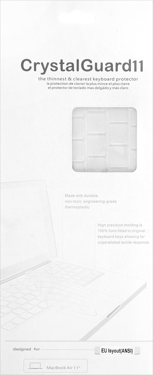 Liberty Project защитная накладка на клавиатуру для Macbook 110L-00000772 Liberty Project защитная накладка на клавиатуру для Macbook 110L-00000772Накладка Liberty Project обеспечит надежную защиту клавиатуры вашего ноутбука Apple Macbook 11 от пролитой жидкости, застрявших крошек или липких пальцев. Она сделана из ультратонкого термосиликона, поэтому не снизит отзывчивость клавиш, а при загрязнении Liberty Project можно легко промыть в воде.