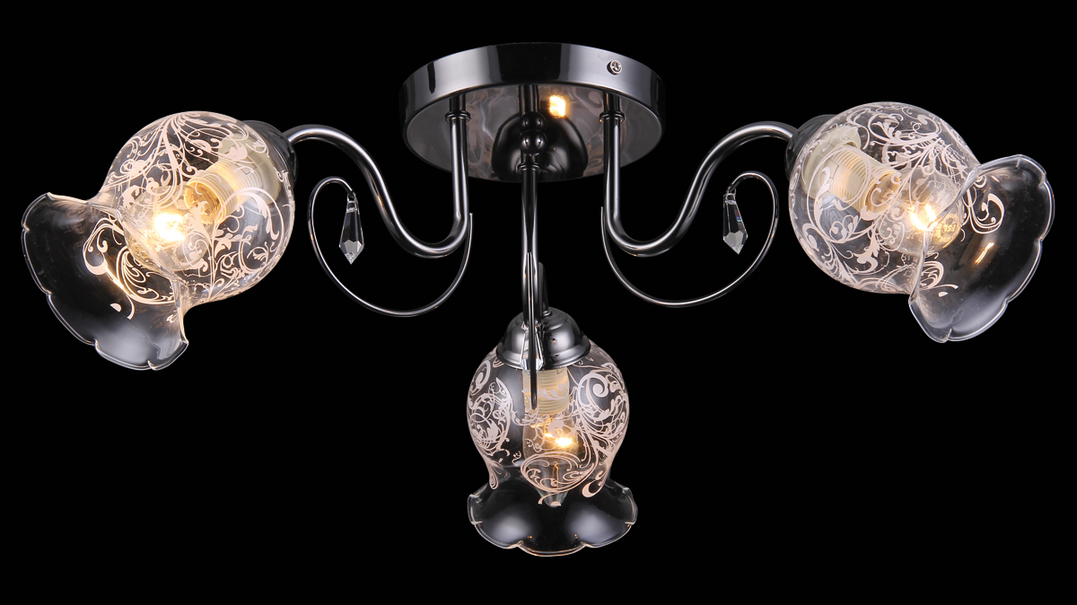Люстра Natali Kovaltseva, 3 x E14, 60W. 11432/3С11432/3С DARK CHROME Люстра Natali Kovaltseva, 3 x E14, 60W. 11432/3С11432/3С DARK CHROMEВ коллекциях NATALI KOVALTSEVA представлены разные стили – от классики до хайтека. Дизайн и технологическая составляющая продукции разрабатывается в R&D центре компании, который находится в г. Дюссельдорф, Германия. При производстве нашей продукции используются высококачественные и эксклюзивные материалы: хрусталь ASFOR, муранское стекло, перламутр, 24-каратное золото, бронза. Производство светильников соответствует стандарту системы менеджмента качества ISO 9001-2000. На всю продукцию ТМ Natali Kovaltseva распространяется гарантия.