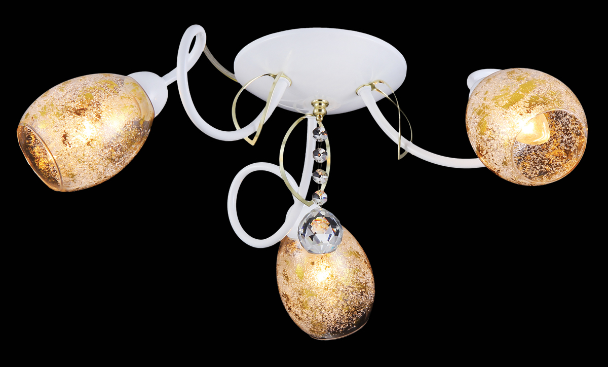 Люстра Natali Kovaltseva, 3 x E14, 60W. 11439/3C11439/3C WHITE&GOLD Люстра Natali Kovaltseva, 3 x E14, 60W. 11439/3C11439/3C WHITE&GOLDВ коллекциях NATALI KOVALTSEVA представлены разные стили – от классики до хайтека. Дизайн и технологическая составляющая продукции разрабатывается в R&D центре компании, который находится в г. Дюссельдорф, Германия. При производстве нашей продукции используются высококачественные и эксклюзивные материалы: хрусталь ASFOR, муранское стекло, перламутр, 24-каратное золото, бронза. Производство светильников соответствует стандарту системы менеджмента качества ISO 9001-2000. На всю продукцию ТМ Natali Kovaltseva распространяется гарантия.