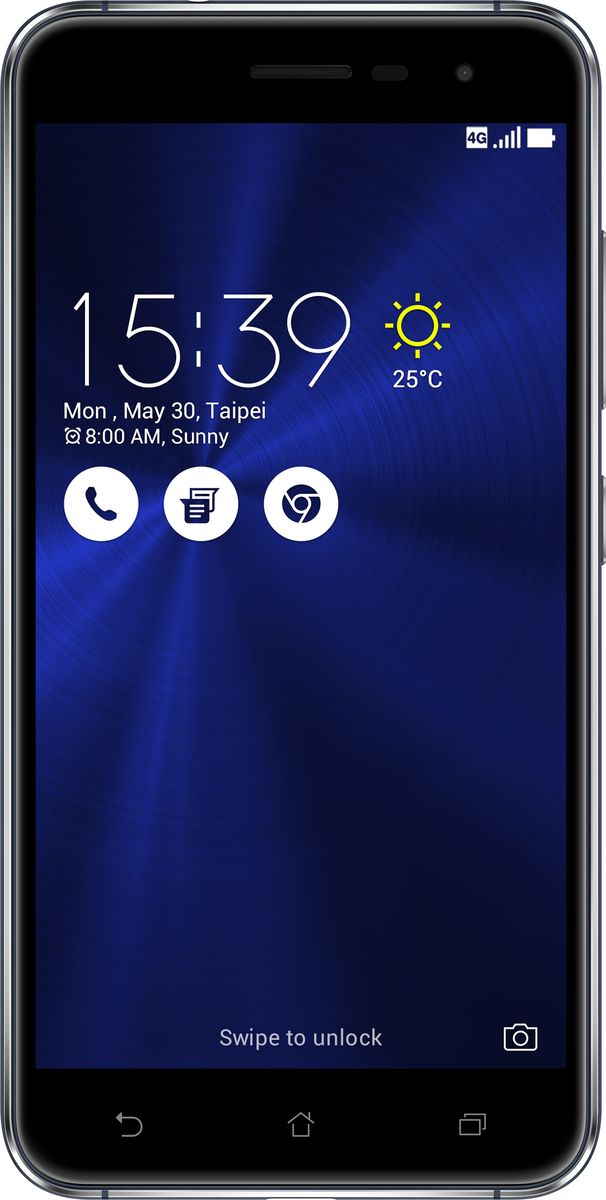 ASUS ZenFone 3 ZE520KL, Sapphire Black (90AZ0171-M00580)90AZ0171-M00580 ASUS ZenFone 3 ZE520KL, Sapphire Black (90AZ0171-M00580)90AZ0171-M00580Asus ZenFone 3 - это современный смартфон с оригинальным дизайном и высококачественной камерой, который станет вашу жизнь чуть более необычной. Современный смартфон, отделанный с обеих сторон защитным стеклом безупречно выверенной формы. Тонкий корпус, который идеально ложится в ладонь. Оригинальный узор из концентрических окружностей, украшающий заднюю панель и выгравированный на кнопках, как отражение философской гармонии Дзен. Вы хотите получить совершенно новые впечатления от своего нового смартфона? Просто взгляните и прикоснитесь к ZenFone 3. ZenFone 3 - это синоним тонкой работы. Заключенный в корпус из высокопрочного стекла Corning Gorilla Glass со скругленными кромками, данный смартфон имеет толщину всего 7,69 мм. Красоту его изысканного дизайна подчеркивают акценты на боковых гранях, выполненные методом алмазной резки. Это шедевр современного инженерного искусства, которым вы никогда не устанете наслаждаться. ZenFone 3...