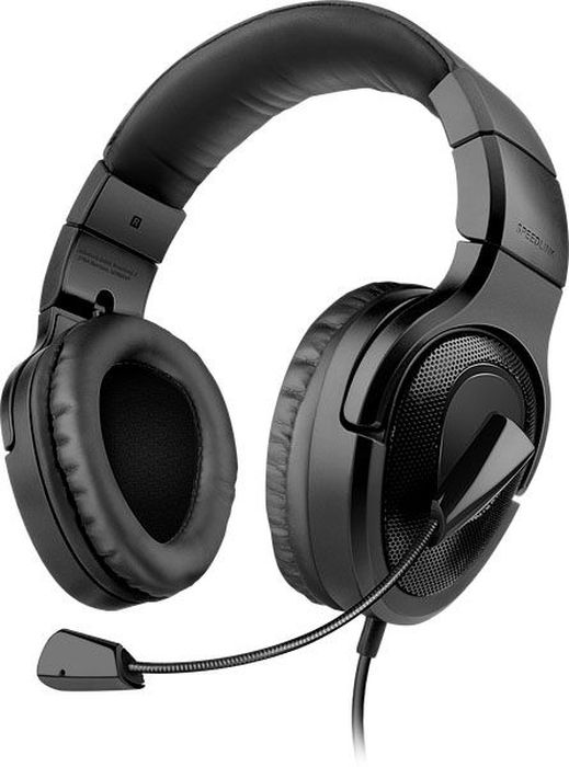 Speedlink Medusa XE Virtual 7.1 USB, Black игровые наушникиSL-8798-BK-01 Speedlink Medusa XE Virtual 7.1 USB, Black игровые наушникиSL-8798-BK-01Насладитесь виртуальным 7.1 объемным звуком Speedlink Medusa XE Virtual 7.1 USB – эта гарнитура объединяет качество и мощь звучания легендарной серии Medusa, обеспечивая атмосферное плотное звучание и дополнительное тактическое преимущество в онлайн-играх. Благодаря встроенной звуковой USB-карте подключение к ПК отличается чрезвычайной простотой, звук можно регулировать с помощью пульта на проводе и меню драйвера с широкими возможностями. Благодаря мягкой обивке оголовья и большим амбушюрам, гарнитура Speedlink Medusa XE Virtual 7.1 USB удобно сидит на голове, это прекрасный выбор для самых продолжительных игр. Микрофон: Частотный диапазон: 100-10000 Гц Сопротивление: 2.2 кОм Чувствительность: -54 дБ