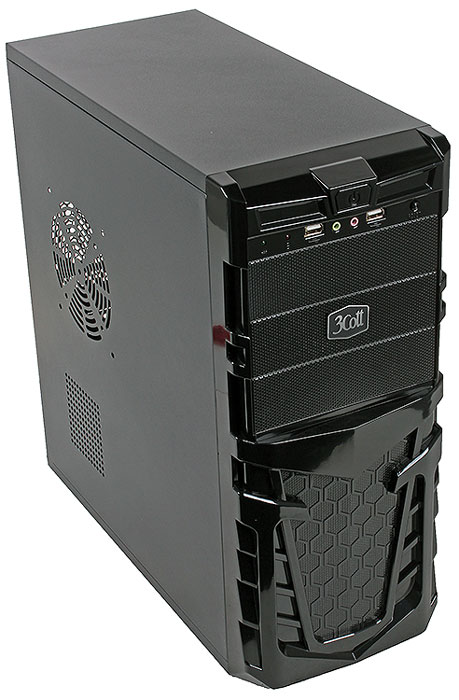 3Cott Gaul компьютерный корпус (3C-ATX112G)3C-ATX112G 3Cott Gaul компьютерный корпус (3C-ATX112G)3C-ATX112G3Cott Gaul – ATX корпус для сборки игровых систем начального уровня. Черная передняя панель выполнена в брутальном стиле, с черными глянцевыми гранями и декоративным узором в виде сот. Кнопка включения, дополнительные USB 2.0 порты и аудиовыходы расположены в верхней части передней панели. Блок питания мощностью 500 Вт позволяет использовать требовательные к питанию комплектующие, а продуманная система отвода тепла с возможностью установки дополнительных вентиляторов обеспечит стабильное охлаждение плат расширения.