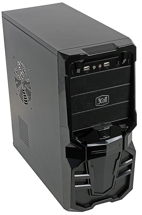 3Cott Goth компьютерный корпус (3C-ATX113G)3C-ATX113G 3Cott Goth компьютерный корпус (3C-ATX113G)3C-ATX113GКорпус 3Cott Goth – ATX корпус для сборки игровых систем начального уровня. Черная передняя панель выполнена в готическом стиле, с черными глянцевыми гранями и декоративными решетками. Кнопка включения располагается в нише по центру передней панели, а два дополнительных USB 2.0 порта и аудиовыходы – в верхней части. Блок питания мощностью 500 Вт позволяет использовать требовательные к питанию комплектующие, а продуманная система циркуляции воздуха с возможностью установки дополнительных вентиляторов обеспечит стабильное охлаждение комплектующих.