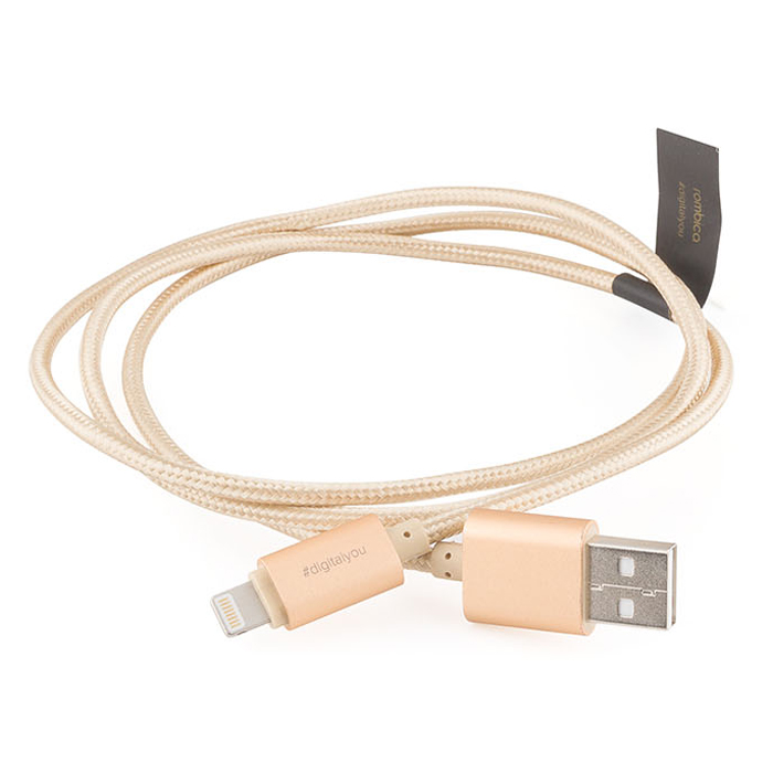 Rombica Digital Gold USB - Apple Lightning, Gold 