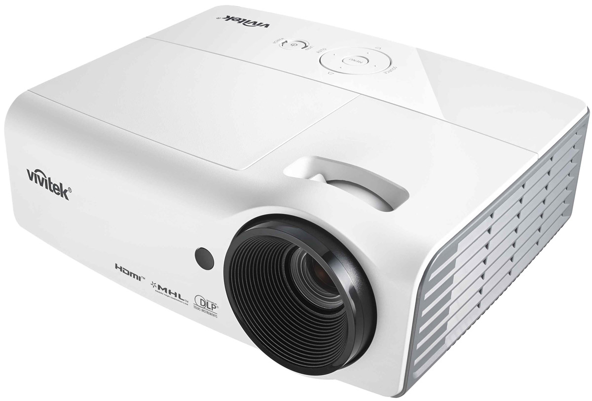 Vivitek D557WH мультимедийный проектор814964338792 Vivitek D557WH мультимедийный проектор814964338792Vivitek D557WH – это мультимедийный проектор с оригинальным разрешением WXGA, которое особенно удобно при использовании проектора в сочетании с современными ноутбуками и широкоформатными экранами. Созданный на основе технологий DLP и BrilliantColor, Vivitek D557WH сочетает высокий уровень яркости (3000 ANSI Лм), контрастности (15000:1), набор основных аналоговых и цифровых интерфейсов (включая HDMI v1.4 + MHL), простоту управления и обслуживания, а также современные функции, в том числе поддержку Direct 3D через HDMI, что гарантирует владельцу долгие годы безупречной работы и совместимость с мультимедийными приложениями сегодня и в будущем. Благодаря новому алгоритму управления лампой и низким (0,5 Ватт) расходом энергии в режиме ожидания, отличительной особенностью нового проектора являются долговечность и экологичность. Срок службы лампы в режиме Dynamic ECO достигает 10000 часов, что значительно сокращает временные и финансовые затраты на ...
