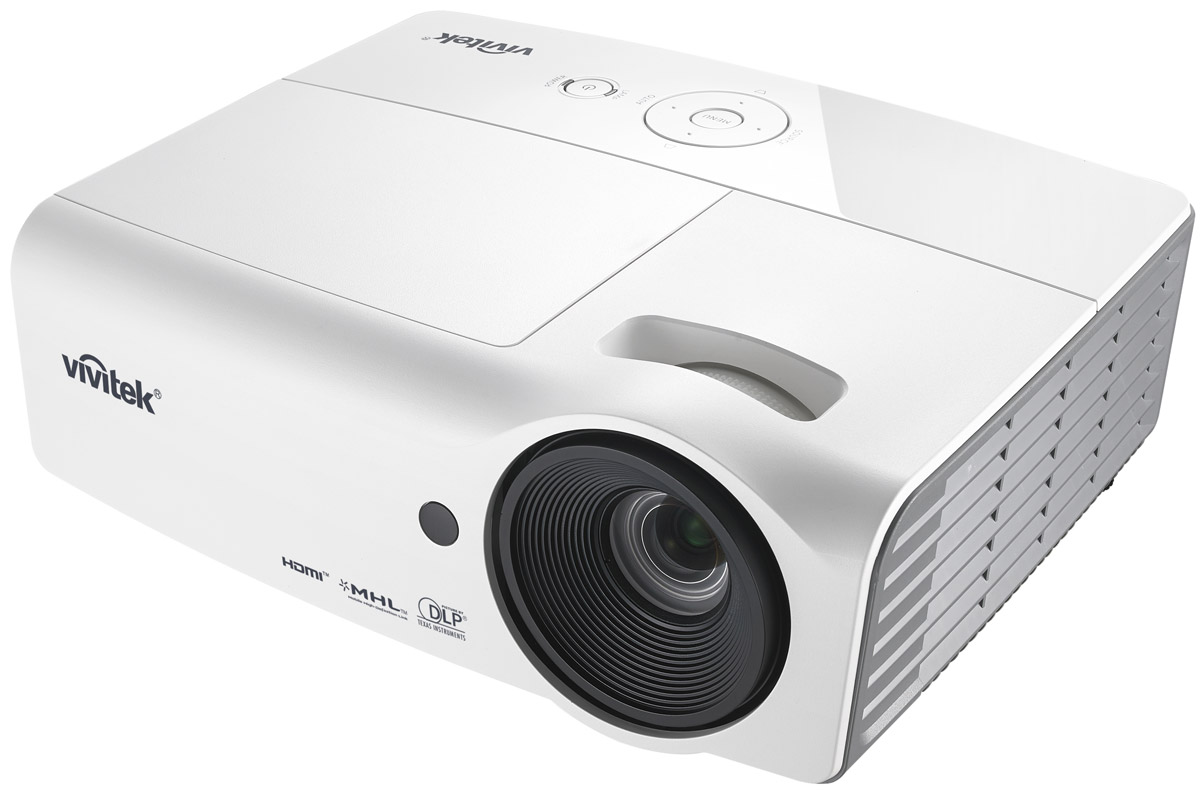 Vivitek H1060, White кинотеатральный проектор813097021625 Vivitek H1060, White кинотеатральный проектор813097021625Vivitek H1060 подходит для любых современных мультимедийных развлечений, будь то семейный просмотр нового фильма, компьютерные игры шумной компанией или футбол на большом экране. Он удачно впишется даже в небольшую комнату и обеспечит насыщенную и впечатляющую картинку, благодаря яркости 3000 ANSI Лм и уровню контрастности 15000:1. Этот проектор оснащен двумя HDMI интерфейсами с поддержкой MHL, встроенной акустической системой и множеством предустановок под разные типы контента. Удобная верхняя крышка для замены лампы, которой вы вряд ли воспользуетесь. Ведь сама лампа проработает 10 000 часов, а это несколько лет ежедневных просмотров. Герметичный оптический тракт препятствует попаданию пыли и грязи в оптический блок, что гарантирует чистую и четкую картинку в течении всего срока службы проектора. Чип: 0,65 DMD Максимальное поддерживаемое разрешение: WUXGA (1920x1200) Проекционная система: DLP Проекционное отношение: 1.14 - 1.5:1 ...