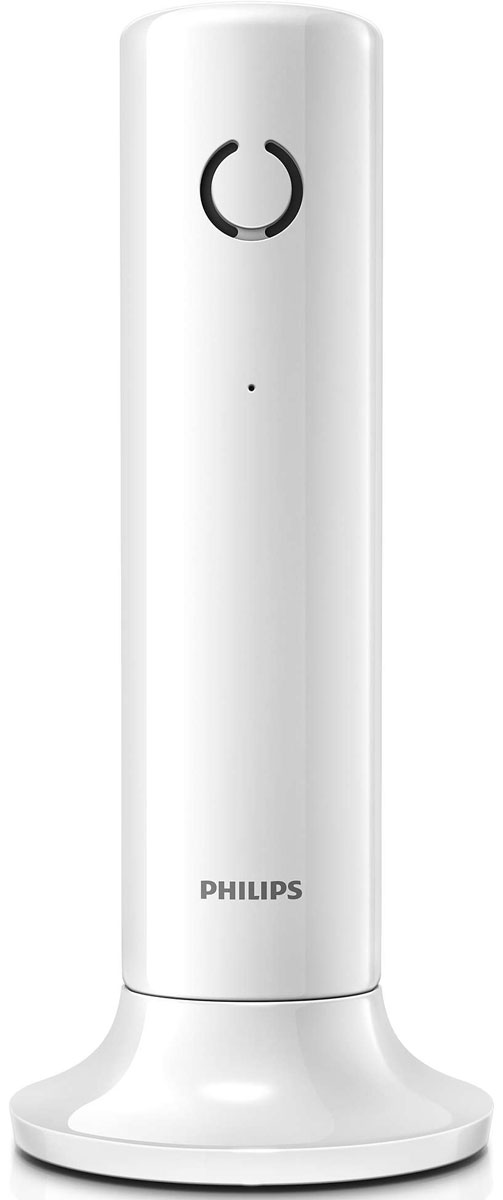 Philips M3301W/51 беспроводной телефон4895185601090 Philips M3301W/51 беспроводной телефон4895185601090Простота и элегантность исполнения — вот отличительные черты Philips Linea, благодаря которым это устройство займет достойное место в любом современном интерьере. Продуманная конструкция и выразительные очертания, не устаревающие со временем, позволяют назвать Linea истинным произведением искусства. Высококонтрастный реверсивный ЖК-дисплей белое на черном обеспечивает удобный просмотр и отлично дополняет элегантный дизайн. Калиброванная, тщательно продуманная клавиатура гарантирует безошибочный и удобный набор как при обычном звонке, так и при добавлении номера в телефонную книгу. Для режима громкой связи используется встроенный динамик, усиливающий голос абонента, что позволяет говорить по телефону, не прижимая трубку к уху. Это очень удобно, если в разговоре принимает участие кто-то еще или если необходимо при разговоре что-то делать. Удобная система хранения шнура удачно скрывает провода. Продуманная конструкция со...