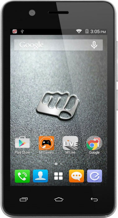 Micromax Bolt Q326, GreyQ326 Micromax Bolt Q326, GreyQ326Будьте готовы к быстрой работе. Представляем Micromax Bolt Q326 - смартфон отлично подходящий для серфинга в интернете, прослушивания музыки, просмотра видео и многих других развлечений. Насладитесь быстрой и плавной работой системы и приложений. Отличную производительность обеспечивает четырехъядерный процессор Spreadtrum SC7731 с частотой 1.3 ГГц. Смотрите свои любимые видео и фильмы на четком и ярком 4-дюймовом экране Micromax Bolt Q326. В Micromax Bolt Q326 вы можете увеличить место для своих фото, видео и любимых фильмов с помощью карт памяти. Поддерживают карты памяти размером до 32 ГБ! Оставайтесь на связи на двух разных номерах одновременно благодаря поддержке двух SIM-карт. Micromax Bolt Q326 позволяет формировать ваш бюджет на связь более гибко. Телефон сертифицирован EAC и имеет русифицированный интерфейс меню и Руководство пользователя.