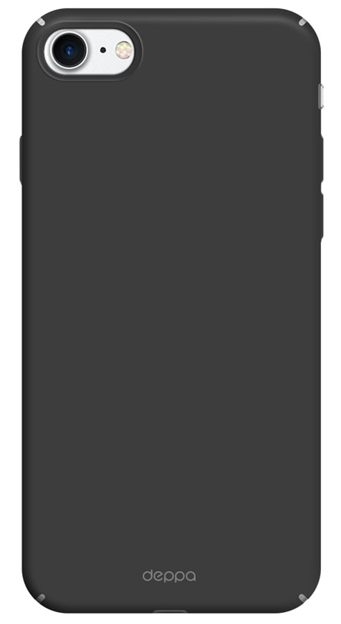 Deppa Air Case чехол для Apple iPhone 7, Black83267 Deppa Air Case чехол для Apple iPhone 7, Black83267Чехол Deppa Air Case для Apple iPhone 7 - случай редкого сочетания яркости и чувства меры. Это стильная и элегантная деталь вашего образа, которая всегда обращает на себя внимание среди множества вещей. Благодаря покрытию soft touch чехол невероятно приятен на ощупь, поэтому смартфон не хочется выпускать из рук. Ультратонкий чехол (толщиной 1 мм) повторяет контуры самого девайса, при этом готов принимать на себя удары - последствия непрерывного ритма городской жизни.