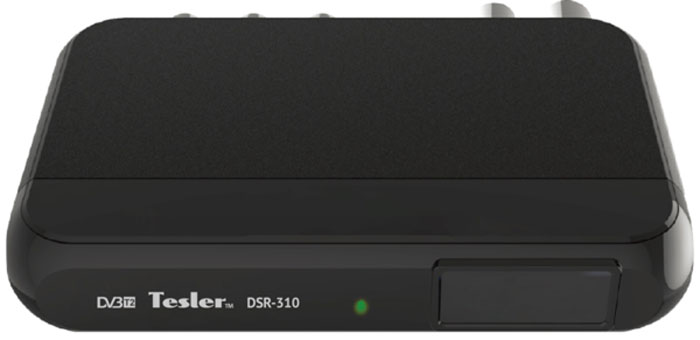 Tesler DSR-310 цифровой телевизионный ресивер DVB-T/T20291656 Tesler DSR-310 цифровой телевизионный ресивер DVB-T/T20291656Tesler DSR-310 - компактная модель без дисплея, но при этом ей присущи все достоинства DVB-T/T2 ресивера. Встроенный телегид поможет вам определиться с выбором интересного сериала, фильма или передачи. Кроме того, любой фрагмент эфира может быть записан на внешний накопитель и воспроизведен в любое удобное для вас время. Также Tesler DSR-310 может использован для воспроизведения мультимедийного контента. Чипсет: ALIi3812 ALAA Тюнер: SONY CXD2861ER