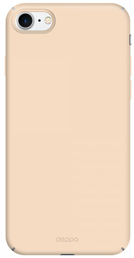 Deppa Air Case чехол для Apple iPhone 7, Gold83270 Deppa Air Case чехол для Apple iPhone 7, Gold83270Чехол Deppa Air Case для Apple iPhone 7 - случай редкого сочетания яркости и чувства меры. Это стильная и элегантная деталь вашего образа, которая всегда обращает на себя внимание среди множества вещей. Благодаря покрытию soft touch чехол невероятно приятен на ощупь, поэтому смартфон не хочется выпускать из рук. Ультратонкий чехол (толщиной 1 мм) повторяет контуры самого девайса, при этом готов принимать на себя удары - последствия непрерывного ритма городской жизни.