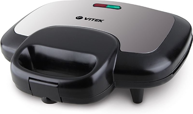 Vitek VT-7146 BK сэндвичницаVT-7146(BK) Vitek VT-7146 BK сэндвичницаVT-7146(BK)Приготовить завтрак легко и быстро сможет любая хозяйка с сэндвичницей Vitek VT-7146 BK. Вкусный завтрак будет готов максимально быстро, о чем подскажет индикатор готовности. Благодаря антипригарному покрытию сэндвичи всегда получаются румяными и красивыми, поскольку не пригорают. Несмотря на высокую производительность, данная сэндвичница очень компактна. Она привлекает своим ярким необычным дизайном и высокой мощностью. При этом хранить ее максимально удобно в подвешенном состоянии за счет наличия ручки на корпусе.
