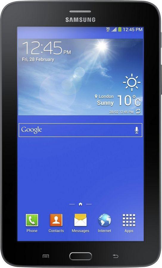 Samsung Galaxy Tab 3 Lite SM-T116, Ebony BlackSM-T116NYKASER Samsung Galaxy Tab 3 Lite SM-T116, Ebony BlackSM-T116NYKASERПланшет Samsung Galaxy Tab 4 Lite доступен по демократичной цене, особенно приятной для устройства данной марки. Это бюджетный вариант предыдущей, третьей, версии девайса, не уступающий ей в функциональности. Модель качественно собрана, оснащена семидюймовым дисплеем с разрешением 1024х600 пикселей и производительным двухъядерным процессором. Она предназначена для комфортного веб-серфинга, общения, развлечений и станет отличным выбором для активного пользователя Планшет сертифицирован Ростест и имеет русифицированный интерфейс, меню и Руководство пользователя.