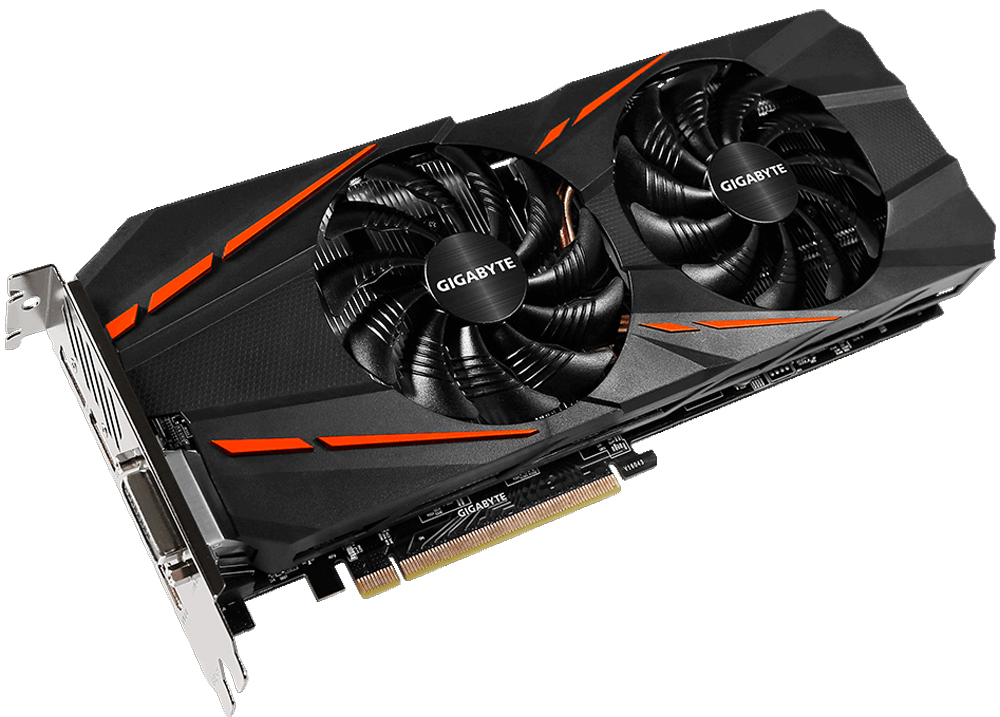 Gigabyte GeForce GTX 1060 G1 Gaming 6GB видеокартаGV-N1060G1 GAMING-6GD Gigabyte GeForce GTX 1060 G1 Gaming 6GB видеокартаGV-N1060G1 GAMING-6GDСерия видеокарт Gigabyte G1 Gaming созданы, чтобы удовлетворить все требования опытных игроков. Основано на решении NVIDIA, архитектура GPU Pascal GPU. Технология NVIDIA GameWorks поддерживает последние требования современных мониторов, включая VR, мониторы с ультра высоким разрешением, так же обеспечивает плавный игровой процесс, кинематографический опыт, возможность захвата изображения 360 даже в VR. Откройте для себя новое поколение VR, с низким показателем задержки, наушниками последнего поколения, благодаря технологии NVIDIA VRWorks. VR аудио (звуковые эффекты), реалистичная графика и физика предметов, позволяют вам прочувствовать и услышать каждый момент. Система охлаждения WINDFORCE 2X оснащена двумя вентиляторами 90 мм с уникальным дизайном лопастей, двумя медными композитными теплотрубками, технологией прямого контакта. Все это позволяет получить эффективный уровень теплорассеивания для высокопроизводительной системы с низкой...
