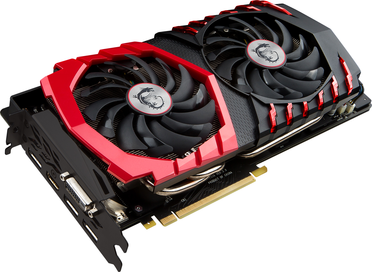 MSI GeForce GTX 1080 Gaming X 8GB видеокартаGTX 1080 GAMING X 8G MSI GeForce GTX 1080 Gaming X 8GB видеокартаGTX 1080 GAMING X 8GMSI GeForce GTX 1080 Gaming X демонстрирует наивысшую производительность и поддерживает передовые технологии NVIDIA GameWorks и GeForce Experience в самых современных компьютерных играх. Видеокарта GTX 1080 на основе графического ядра Pascal демонстрирует высочайшую производительность и энергоэффективность, а такие особенности как, ультра-быстрые транзисторы FinFET и поддержка DirectX 12, способствуют плавному геймплею и высокой скорости в играх. Ядро Pascal разработано специально для работы с дисплеями следующего поколения, включая решения для виртуальной реальности, ультра-высокое разрешение и подключение нескольких мониторов. Технологии NVIDIA GameWorks обеспечивают максимально плавный геймплей и кинематографическое качество. Кроме этого, становится возможным осуществлять захват видео с революционно новыми возможностями - углом обзора 360 градусов. Откройте для себя новое поколение виртуальной реальности, минимальные задержки и...