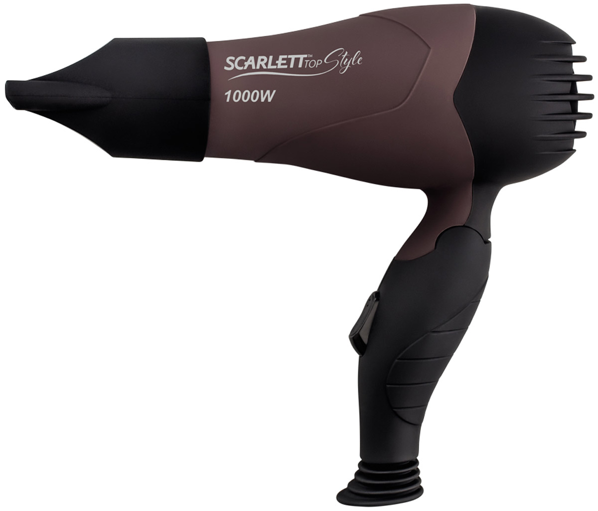 Scarlett SC-HD70IT05, Black Mocha фенSC-HD70IT05 Scarlett SC-HD70IT05, Black Mocha фенSC-HD70IT05Невероятно тихая работа и облегченная конструкция фена Scarlett SC-HD70IT05 обеспечивает непревзойденное удобство, что идеально для частого использования. Мощный поток воздуха в сочетании с бережным воздействием на волосы гарантирует идеальную укладку за короткое время и делает ваши волосы здоровыми и блестящими.