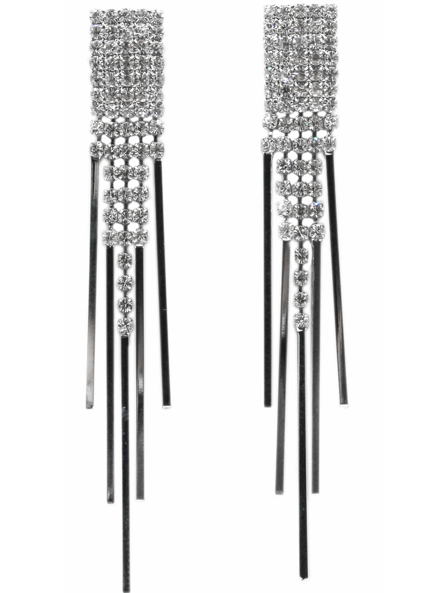 Серьги Taya, цвет: серебристый. T-B-10-EARR-SILVERT-B-10-EARR-SILVER Серьги Taya, цвет: серебристый. T-B-10-EARR-SILVERT-B-10-EARR-SILVERСерьги-гвоздики с заглушкой металл-пластик. Элегантные лаконичные сережки со статичным прямоугольником сверху и подвижными полосками из серебряного металла. Размеры: длина серьги 8,0 см, ширина 1,0 см.