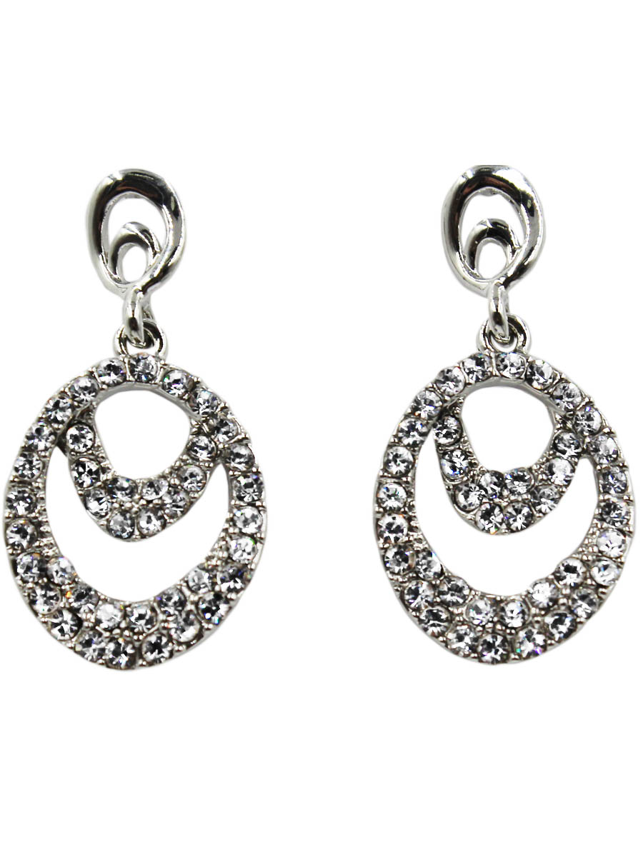 Серьги Taya, цвет: серебристый. T-B-10758-EARR-SILVERT-B-10758-EARR-SILVER Серьги Taya, цвет: серебристый. T-B-10758-EARR-SILVERT-B-10758-EARR-SILVERСерьги-гвоздики с заглушкой металл-пластик. Мотив сережек - это овалы, которые плавно переходят один в другой, перетекают и сливаются в конечном счете в изысканное современное украшение. Размеры: длина серьги 3,7 см, максимальная ширина 1,7 см.