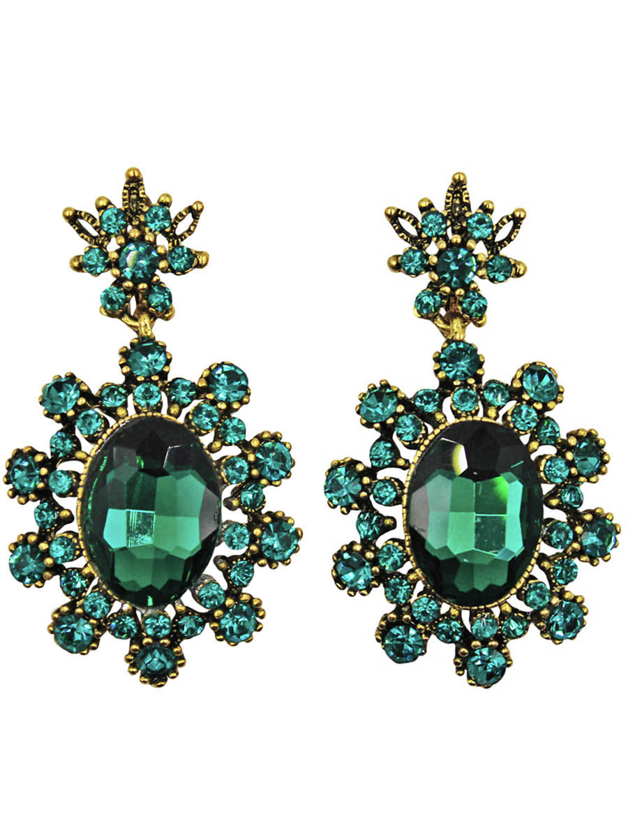 Серьги Taya, цвет: золотистый, зеленый. T-B-10996-EARR-GL.GREENT-B-10996-EARR-GL.GREEN Серьги Taya, цвет: золотистый, зеленый. T-B-10996-EARR-GL.GREENT-B-10996-EARR-GL.GREENСерьги с английским замком. Серьги-солнышки, нарядные, заметные. Насыщенные яркие цвета кристаллов для любительниц чистых цветовых гамм оттенят цвет их глаз. Размеры: длина серьги 5,0 см, max ширина 2,8 см.