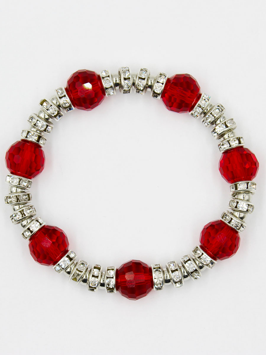 Браслет Taya, цвет: красный. T-B-11917-BRAC-REDT-B-11917-BRAC-RED Браслет Taya, цвет: красный. T-B-11917-BRAC-REDT-B-11917-BRAC-REDУдобный универсальный браслет на резинке.