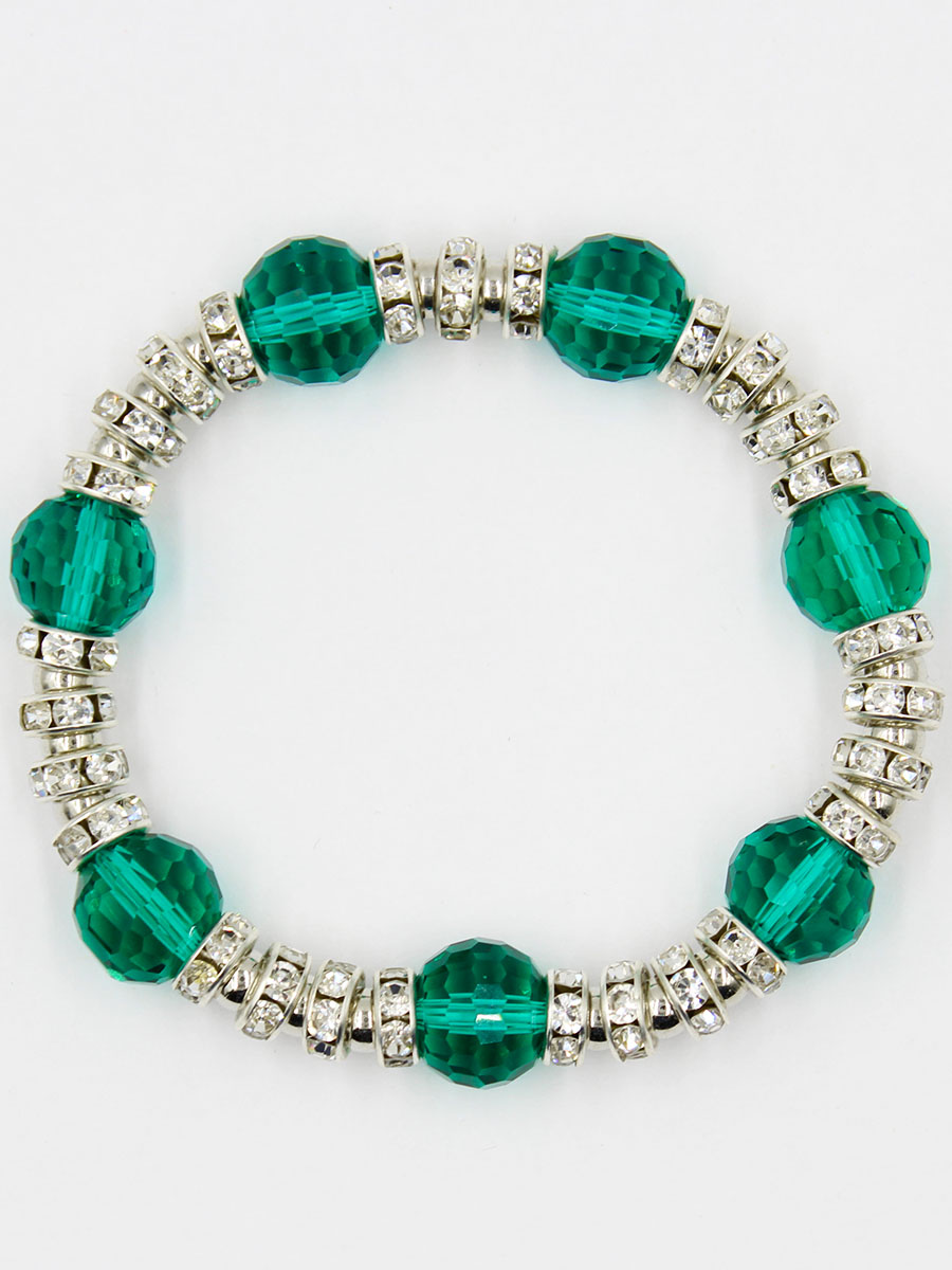 Браслет Taya, цвет: зеленый. T-B-11919-BRAC-GREENT-B-11919-BRAC-GREEN Браслет Taya, цвет: зеленый. T-B-11919-BRAC-GREENT-B-11919-BRAC-GREENУниверсальный браслет на резинке. Можно носить его как дополнение к часам или к другим браслетам TAYA.