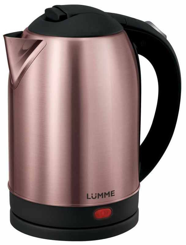 Lumme LU-218, Dark Zircon электрочайникLU-218 Lumme LU-218, Dark Zircon электрочайникLU-218Вместительный металлический чайник Lumme LU-218 объемом 2.0 литра из высококачественной нержавеющей стали. Пищевая нержавеющая сталь способствует сохранению природного вкуса и натуральных свойств воды. Для быстрого закипания чайник оснащен нагревательным элементом мощностью 1,7 кВатт, защищенного плоским стальным дном для равномерности нагрева, противостояния накипи, коррозии и для большего удобства в уходе. Система автоматического отключения при закипании или недостаточном количестве воды заметно продлит срок работы чайника. Чайник оснащен базой питания, позволяющей брать его с любой стороны или вращать на 360 градусов, что делает прибор совершенно безопасным, а его эксплуатацию комфортной.