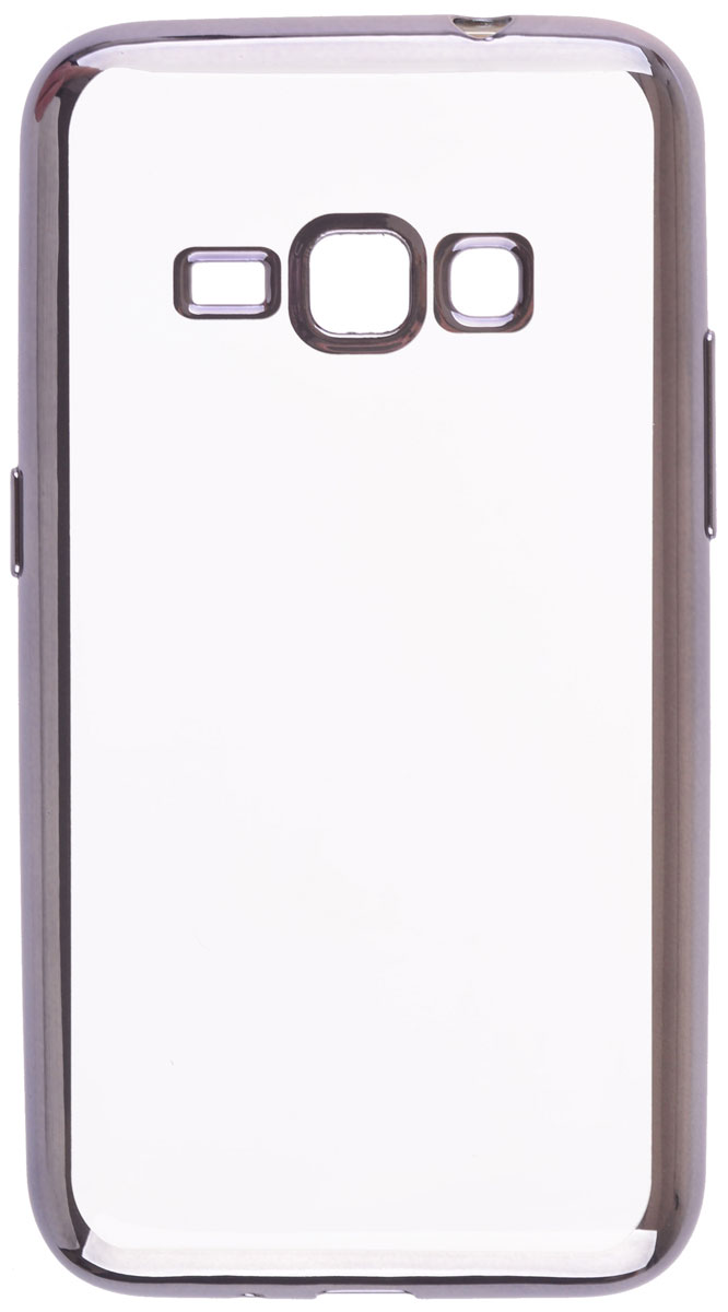 Skinbox 4People Silicone Chrome Border чехол-накладка для Samsung Galaxy J1 (2016), Dark Silver2000000105420 Skinbox 4People Silicone Chrome Border чехол-накладка для Samsung Galaxy J1 (2016), Dark Silver2000000105420Чехол Skinbox 4People Silicone Chrome Border надежно защищает ваш смартфон от внешних воздействий, грязи, пыли, брызг. Он также поможет при ударах и падениях, не позволив образоваться на корпусе царапинам и потертостям. Чехол обеспечивает свободный доступ ко всем функциональным кнопкам смартфона и камере.